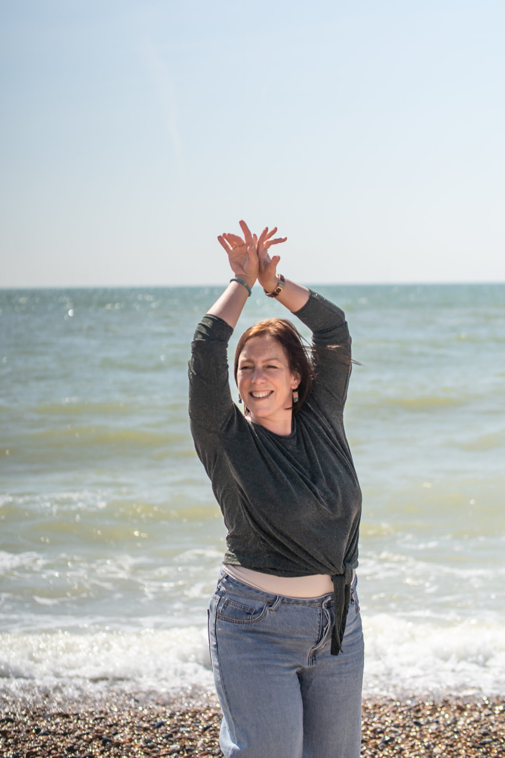 dance on the beach